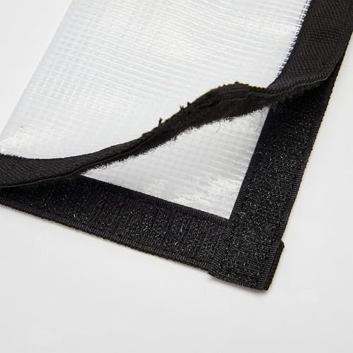 Fishing Lure Wraps 2-10 Pack Durable Clear PVC Lure Wrap for Fishing Rod Saltwater Hook Covers Fabric Lure Protector - color: 2 pack Large 7.8″x 4.3″
