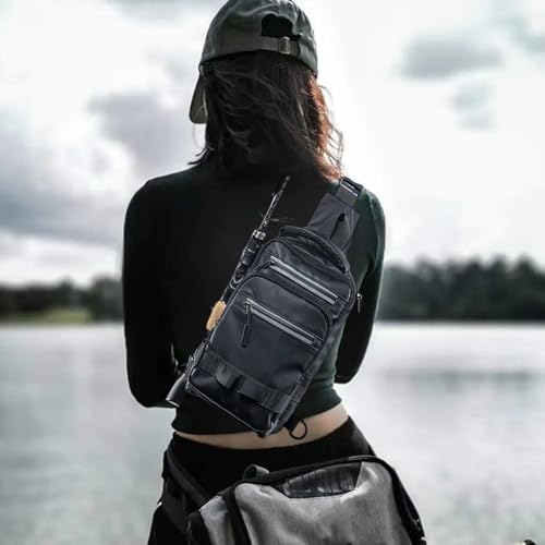 Fishing Back Pack Multifunctional Tackle Backpack | Sling Lightweight Fishing Pack for Men Hiking Hunting