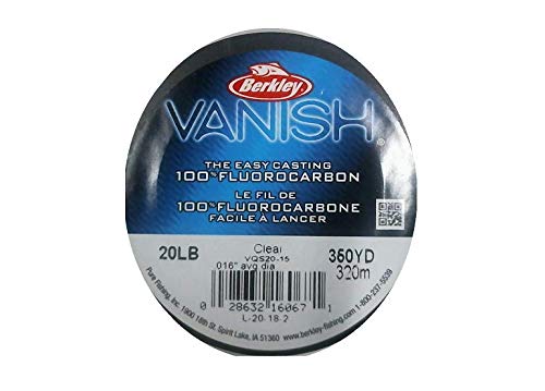 Berkley Vanish Fluorocarbon Fishing Line/Leader Material - color: Clear - Vanish, size: 2000yd, style: 40 Pounds
