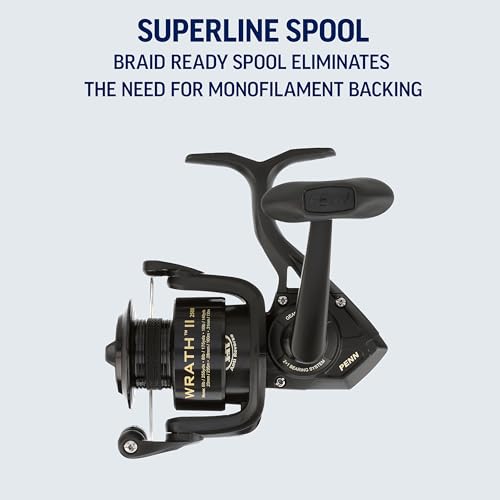 Penn Wrath II Spinning Fishing Reel - size: 3000