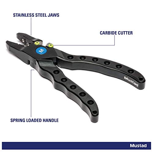 Mustad Aluminum Pliers w/ Sheath 7.5'