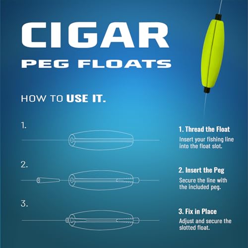 Narcissus Fishing Slotted Peg Float – Slip Bobbers for Fishing, Catfishing Tackle, Fishing Bobbers for Bass, Santee Rig, Easy Line Insertion, No Threading - color: 18pcs-1.5in