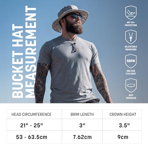 Soul of Adventure Bucket Hat | UV 50+ for Adults | Sun Protection with Adjustable Fit, Moisture-Wicking Fabric - color: Cabana Boy