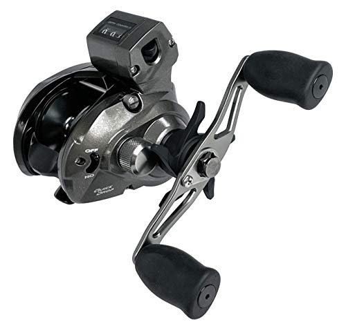 Okuma Convector Low Profile Line Counter Graphite Frame Trolling Reel - size: One Size, style: Cv-163d: 180yds-12lb, 6.3:1