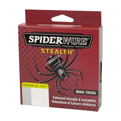 SpiderWire Stealth Braid Fishing Line - color: Hi-Vis Yellow, size: 125yd, style: 6lb Break Strength