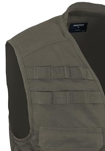 Edgetec Outdoor Utility Vest, Fishing, Hunting, Tactical Ripstop - color: Ranger, size: XX-Large