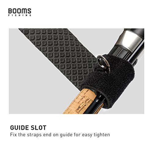 Booms Fishing RS3 Fishing Rod Wrap Pole Straps， Hook & Loop Fishing Rod Belts, Fishing Rod Ties for Casting Rods, Spinning Rods and Fly Rods - style: F: Multicolor_9.6"_12pack