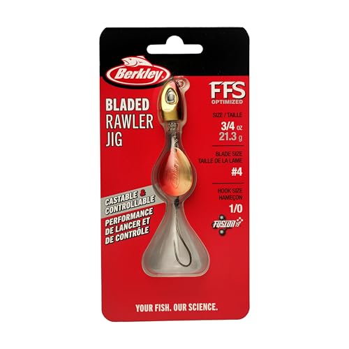 Berkley Bladed Rawler Jig - color: Bloody Gold, size: 3/4 oz - 1/0 Hook Size