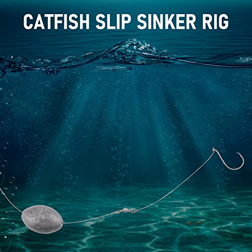 Dr.Fish Egg Sinker Lead Fishing Weights Oval Shaped Catfishing Weights Bank River Freshwater Saltwater Fishing Bass Casting - size: 4oz-5 Pack