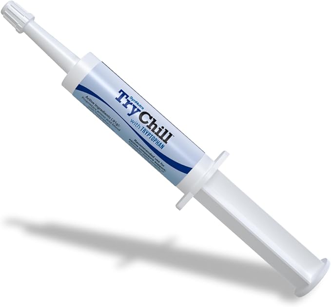 TryChill™ 3 Pack – L-Tryptophan-Based Support for Horses – Promotes a Composed Demeanor Without Sedation – Enhances Focus, Confidence & Performance – 100% Natural & Competition Safe