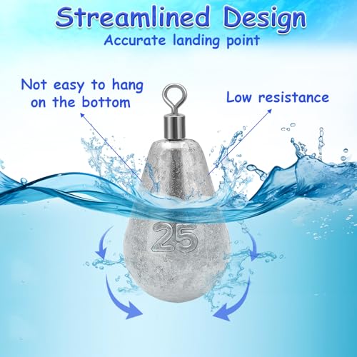 Long Casting Swivel Bell Sinkers Fishing Weights Drop Shot Weights with Swivels Fishing Lead Sinker 1/2oz 3/4oz 1oz 2oz 3oz - size: 4oz-5pcs