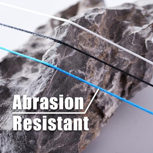 DASEE 8 Strands Braided Line, Fishing Line, Zero Stretch, 10-100LB, 300/500Yds, Abrasion Resistance, Braided Fishing Line, PE Line - color: Camo Blue, size: 20LB-500YDS