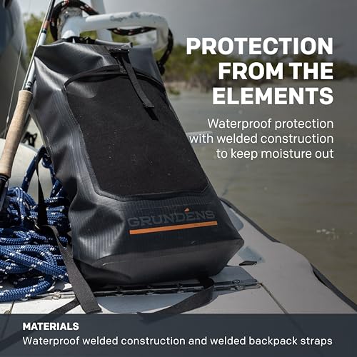 Grundéns Bootlegger Roll Top Backpack | Waterproof, 30L, Anchor - color: Anchor