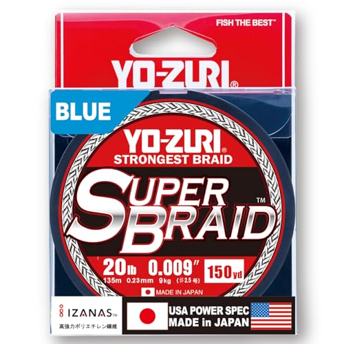 Duelsuperbraid-and-Braided-Fishing-line - color: Blue, size: 20 lb