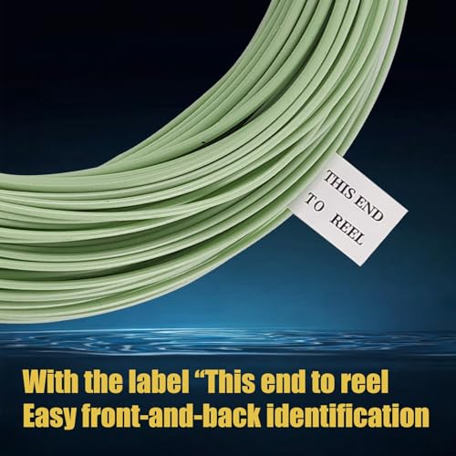 Aventik Trout Trout Boost Single Hand Spey Floating Fly Fishing Line Freshwater Fishing Smooth Accurate Casting Easy Roll Casting 100FT with Welded Loops - color: Green2 Trout Premier, size: 5F