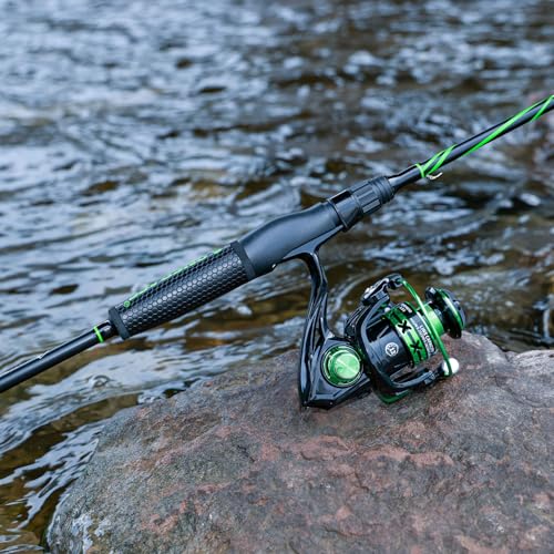 One Bass Fishing Rod, Lightweight Graphite Spinning & Casting Rod with Super Polymer Handle - color: Spinning Rod, size: 7'0"