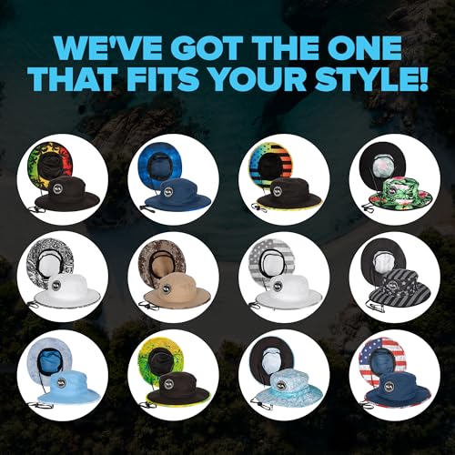Soul of Adventure Bucket Hat | UV 50+ for Adults | Sun Protection with Adjustable Fit, Moisture-Wicking Fabric - color: Underwater Topography