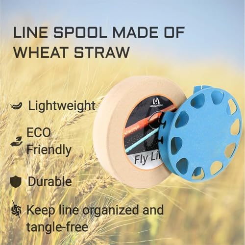 Maxcatch Troutlite Double Taper Floating Fly Line, 90ft, DT3F-DT6F, Easy Casting, with Two Welded Loops - size: DT3F-90FT