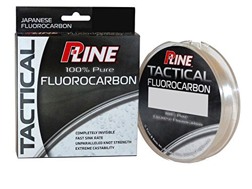 P-Line Tactical Premium Flurorcarbon 200 Yard, Filler Spool - size: 8pound