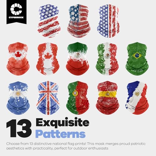 Flag Neck Gaiter, Face Mask Cooling Breathable UV Protection Scarf for Men/Women - color: America Flag-3
