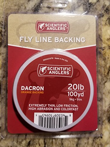 Scientific Anglers Backing Dacron Fly Line - color: Red, size: 20#