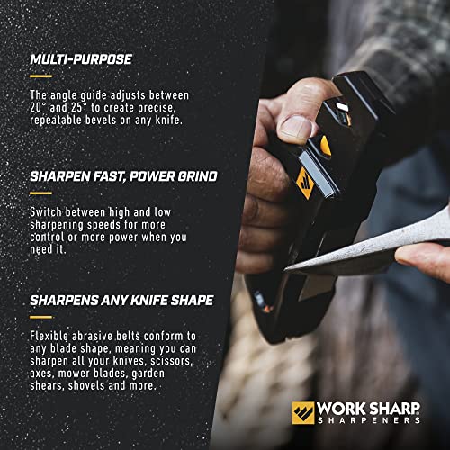 Work Sharp Handheld Pivot Pro Knife and Tool Sharpener, WSHHDPVT, Black - style: Pivot Pro