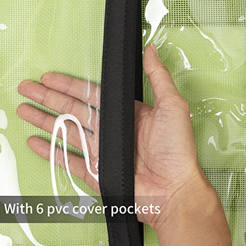 Lure Bag 6 Pocket PVC Protective Cover Durable Fishing Bag | Trolling Lure Tackle Box - size: Large