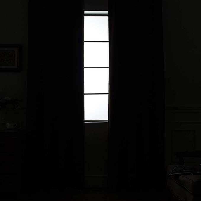 Yakamok 72 Inch Length 100% Blackout Curtains