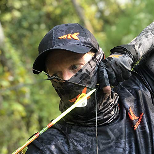 KastKing Sol Armis Neck Gaiter - UPF 50 Face Mask - UV Sun Protection Mask for Men & Women, Fishing, Hiking - color: C: Blackout (Size: 19"x9.5"), size: One Size