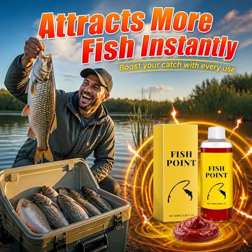 Concentrated Fish Attractant Liquid, Red Worm Liquid Spray, Fast-Acting Red Worm Formula, Fish Attractant Spray 100ml Freshwater Fishing Bait Additive, Enhances Scent & Improves Bite Response - color: 2 Pcs