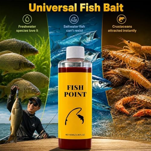 Red Worm Concentrated Fish Attractant Spray - Fast-Acting Freshwater Bait Additive, Enhances Scent & Improves Bite Response for Trout, Panfish - color: 200ml