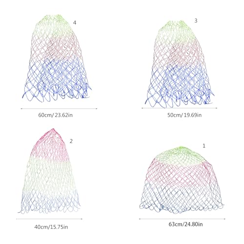Nylon Landing Net Replacement Mesh Sturdy for Fishing Dip Net Outdoor Accessory - size: WB4 model 60cm
