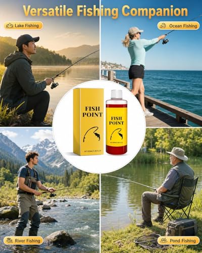 Red Worm Liquid Spray, Concentrated Fish Attractant Liquid Fast-Acting Red Worm Formula, Powerful Bait Attractant Scent Bait Fish Attractant Liquid, Enhances Scent & Improves Biteresponse