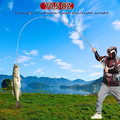 Carbon Fiber Tenkara Fishing Rod Kit Bank Poles for Catfishing All Waters - size: 14.7Ft