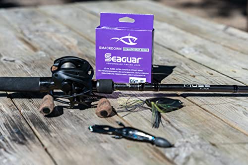Seaguar Smackdown Low Visibility Braided Fishing Line, Stealth Gray, Multiple Sizes - size: 50lbs/300yds