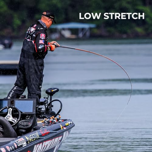 KastKing Fluorokote 100% Fluorocarbon Coated Fishing Line, Fluorocarbon Leader, Extreme Clarity,Fast Sinking,Shock Resistant, High Abrasion Resistance - size: 15LB(500Yard)