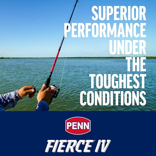 Penn Fierce IV Spinning Reel and Fishing Rod Combo - size: 2000 Size Reel - 6'6" - Medium Light - 1pc, style: Fierce IV