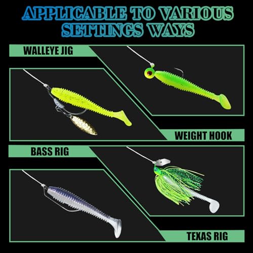 Soft Fishing Lures, 6.5cm/8cm Paddle Tail Swimbaits Soft Plastic Lures Kit for Bass Trout Walleye Crappie 30pcs/40pcs… - color: B-6.5cm/2.55in-40pcs