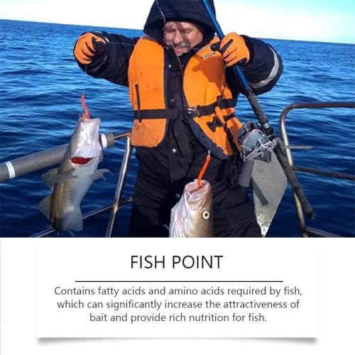 Concentrated Fish Attractant Liquid,Red Worm Liquid Spray,Powerful Fishing Bait Scent Attractant,Fast-Acting Red Worm Bait Additive for Freshwater Fishing,Enhances Scent & Improves Bite Response - color: Yellow+Yellow
