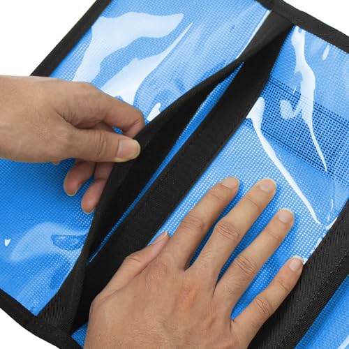 Lure Bag 6 Pocket PVC Protective Cover Durable Fishing Bag | Trolling Lure Tackle Box - size: Small