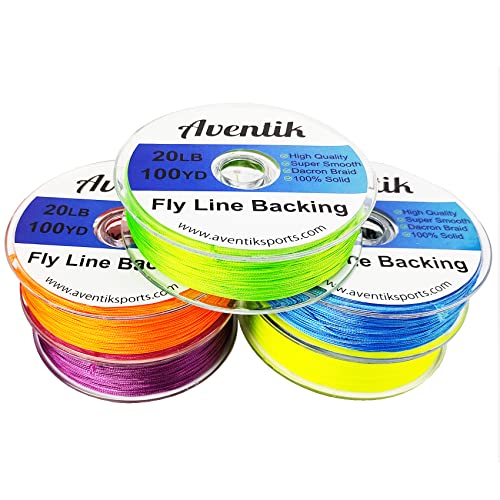 Aventik Dacron Braided Fly Line Backing 100Y/200Y 20LB/30LB - color: Blue, size: 30LB,100YARD