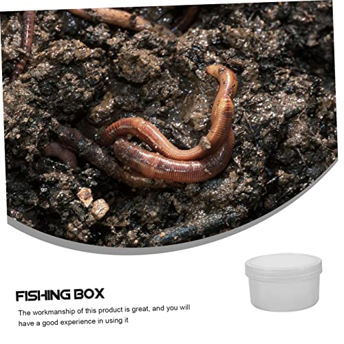 Multi-Function Container Lid Portable Plastic Bait Box for Fishing Supplies Large Capacity Fishing Storage for Live Baits Convenient Accessory for Outdoor Use