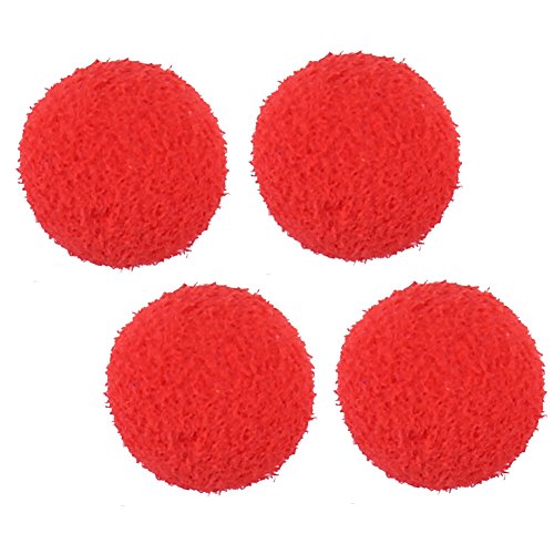 Acouto 30PcsLot Carp Fishing Foam Up Soft Pellets Baits Floating Lure for Effective Fishing Carp ， Bait，Soft Pellets，Floating Lure，Foam Lures， Pel - color: Red strawberry flavor 10MM