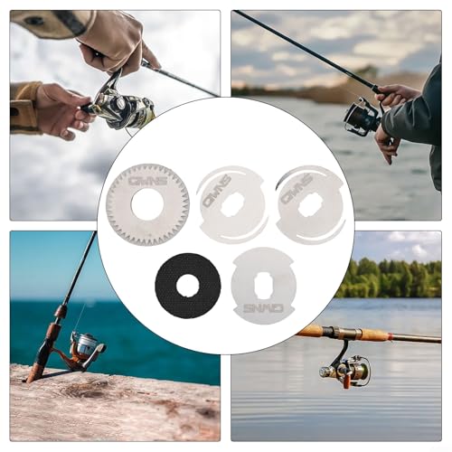 Fishing Reel Repair Kit for Metanium Right Hand, Baitcasting Drag Clicker WASHERs Set with Carbon Fiber System, Stainless Steel Parts for Smooth Drag Control