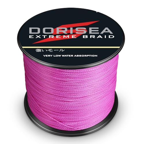 Extreme Braid 100% Pe Pink Braided Fishing Line 109Yards-2187Yards 6-550Lb Test Fishing Wire Fishing String Incredible Superline Zero Stretch - size: 100m/109Yards 60lb/0.40mm