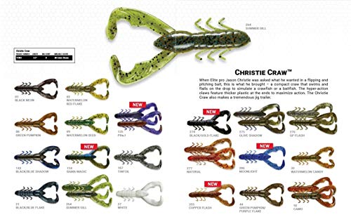 Yum Lures YCW327 Christie Craw White, 3.5