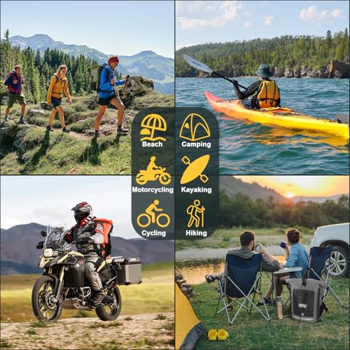 OSAH DRYPAK Waterproof Backpack Dry Bag 35L/55L/85L – Heavy Duty Roll-Top Hiking Backpack for Travel, Kayaking, Boating, Camping, Rafting and Fishing - color: Green, size: 35L