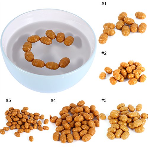VGEBY Fishing Baits Soft Carp Fishing Floating Artificial Nut Baits Terminal Tackle Pellets (#1-10pcs) Bait Supplies