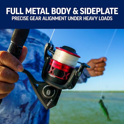 Penn Fierce IV Spinning Reel and Fishing Rod Combo - size: 2000 Size Reel - 6'6" - Medium Light - 1pc, style: Fierce IV