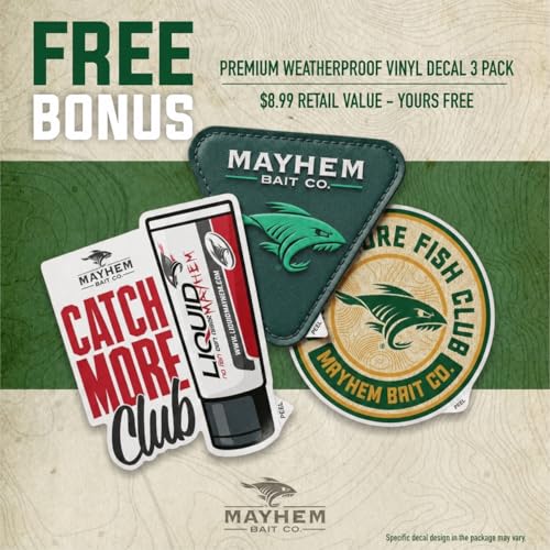 Liquid Mayhem Multi-Scent Gel Attractants Bundles – UV-Enhanced, Real Bait, Amino Acids – for All Lure Types - style: Ultimate Walleye Pack